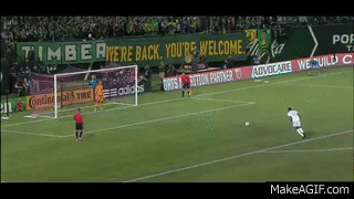 double post (penalty) Portland Timbers 7-6 Sporting Kansas City (MLS) on  Make a GIF