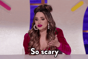 Terrifying Hell To The No GIF by Rosanna Pansino