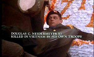 r/MovieDetails - Animal House (1978) At very end of the movie just prior to the credits rolling, They listed what happened to some of the main characters: Douglas C. Neidermeyer: KILLED IN VIETNAM BY HIS OWN TROOPS Twilight Zone: The Movie (1983) Time Out story -> Vietnam War, Jungle Scene;